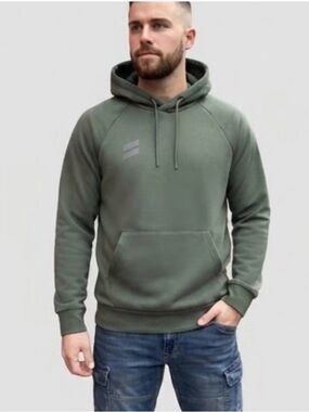 Hurley Men's Olive Green Pullover Hoodie US M
